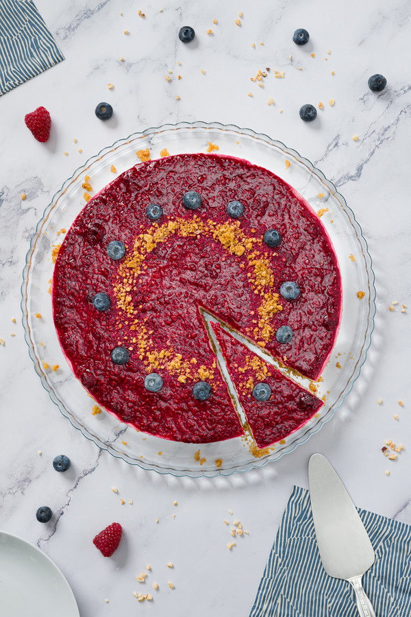 Food photography: Raspberries cheese cake / &copy; Saša Huzjak / SHtudio.eu